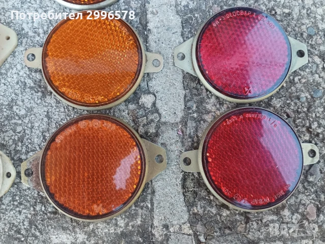 Светлоотразители светлоотразител винтич ретро мотор мотоциклет кола камион стоп, снимка 3 - Части - 50840442