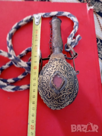 Стара барутница, снимка 2 - Други ценни предмети - 53768216