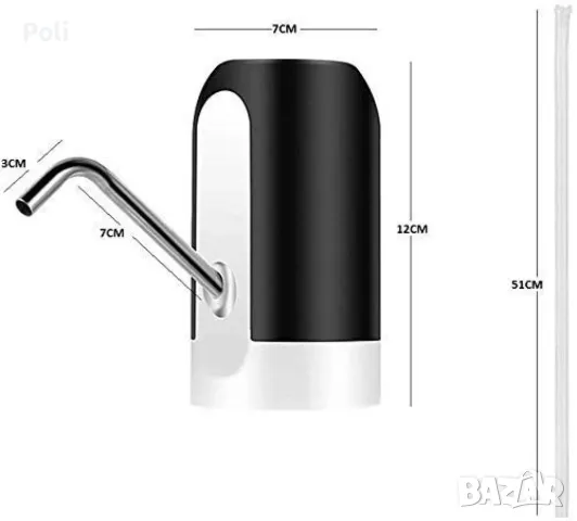 Иновативен смарт електрически безжичен презареждащ се диспенсър за вода, снимка 11 - Други стоки за дома - 47836746
