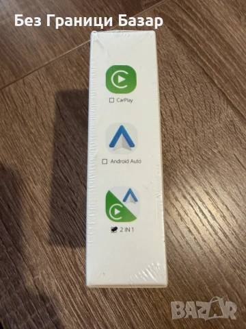 Нов Безжичен адаптер 2 в 1 за CarPlay и Android Auto 4-то поколение, WiFi 5.8GHz, Bluetooth 4.2, USB, снимка 2 - Друга електроника - 53467687