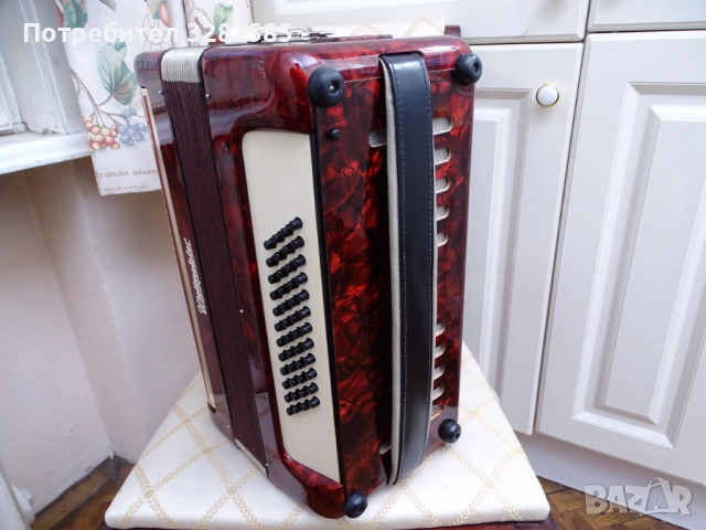 Продавам неупотребяван акордеон Weltmeister 48 баса в отлично състояние, снимка 15 - Акордеони - 53770008