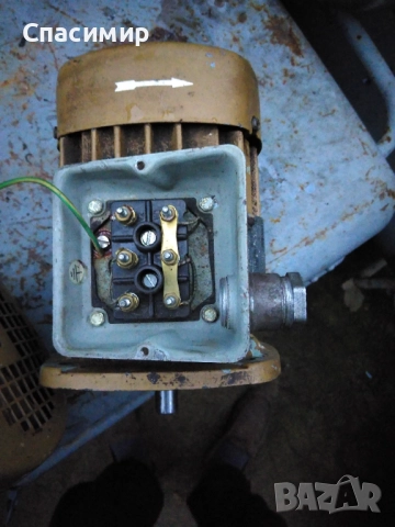 Ел двигател фланцов 0,35kw на 1320об, снимка 3 - Електродвигатели - 52629360