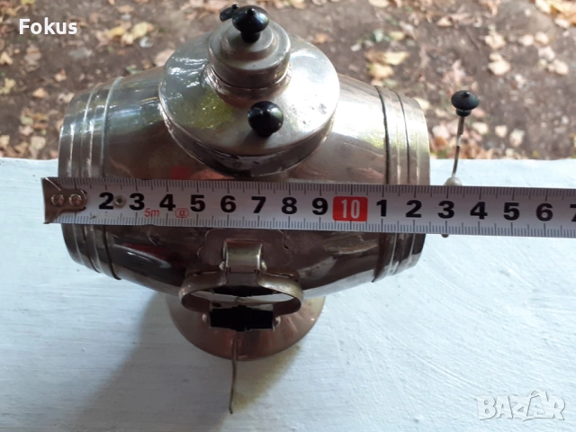 НАХОДКА - РУСКИ САМОВАР БУРЕНЦЕ ЖИГУЛИ МЕСИНГ НИКЕЛ БАКЕЛИТ, снимка 7 - Антикварни и старинни предмети - 53517075