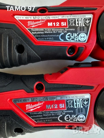 Milwaukee M12 Si - Акумулаторен поялник 12V перфектен!, снимка 5 - Други инструменти - 53599527