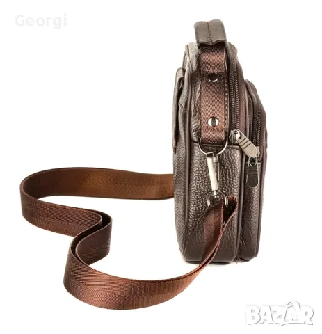 Компактни, Малки-Чантички с дръжка DEABOLAR (Черни и Кафяви) Естествена кожа!, снимка 18 - Чанти - 49292346