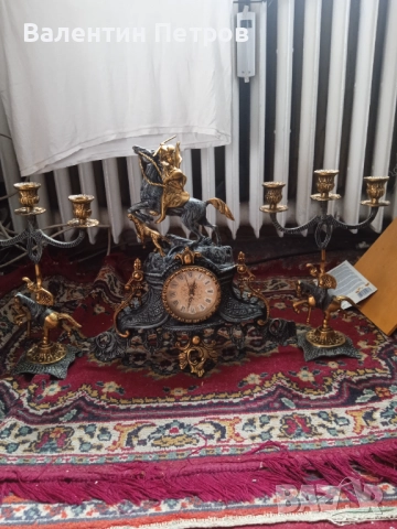 Английски бронзов часовник