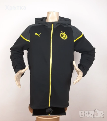 Puma Borussia Dortmund - Оригинално мъжко горнище размер XL, снимка 2 - Спортни дрехи, екипи - 53570594