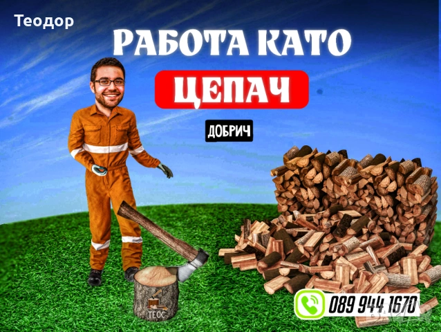 Общ работник - цепене и товарене на дърва, снимка 4 - Други - 51476701