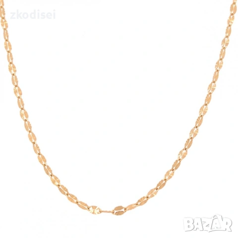 Златен синджир 2,91гр. 48,0см. 14кр. проба:585 модел:32129-1, снимка 2 - Колиета, медальони, синджири - 50533437