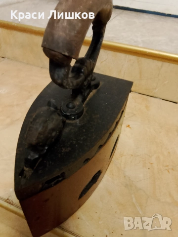 Антична ютия, снимка 3 - Антикварни и старинни предмети - 53464639