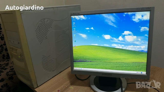 Ретро компютър Windows XP + 17" Samsung монитор – Geforce 2 MX, Floppy, CD-ROM, снимка 6 - За дома - 53785816
