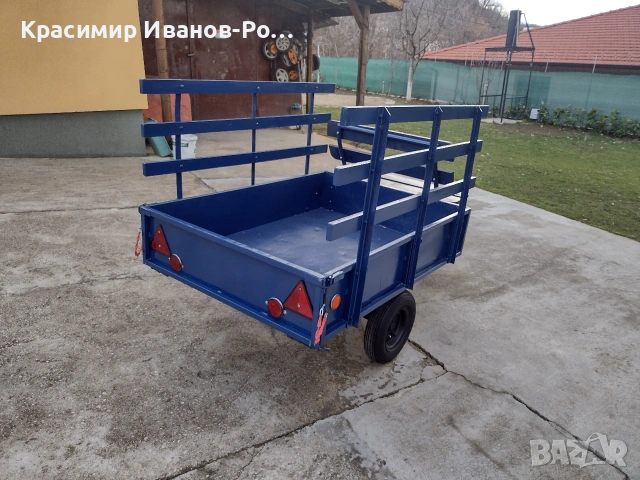 Ремарке за мотоблок МБ5 Карловско самосвално, снимка 2 - Селскостопанска техника - 53618981