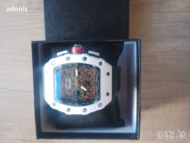 Нов Richard Mille RM 35- 01 quarts chronograph кварц хронограф, снимка 17 - Други - 44166583