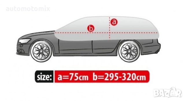 ПОКРИВАЛО ЗА КОЛА 1/2 Hatchback, L-XL 320см, снимка 2 - Аксесоари и консумативи - 46520684