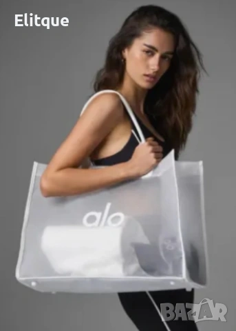 Чанти ALO – Sheer Tote Bag ↔️ 45 см ↕️ 30 см, снимка 3 - Чанти - 53516764