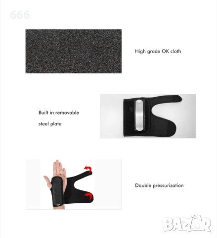 Ортеза за китка , дясна ръка., снимка 4 - Други стоки за дома - 53816674