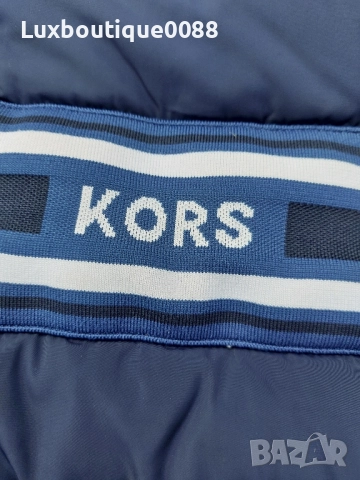 Използвано в отлично състояние зимно пухено непромокаемо яке Michael Kors L , снимка 6 - Якета - 52174145