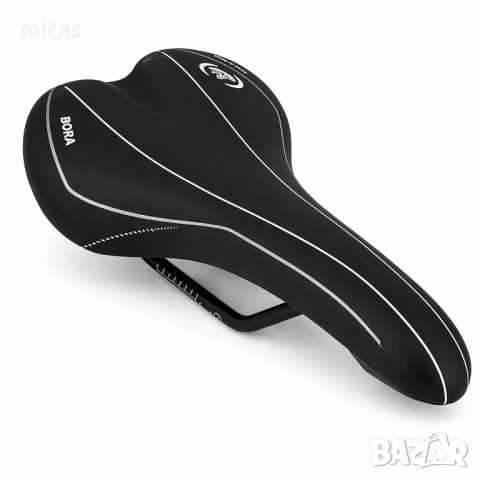 Седалка за велосипед Selle Monte Grappa Bora, черна, Made in Italy, снимка 2 - Аксесоари за велосипеди - 47370056