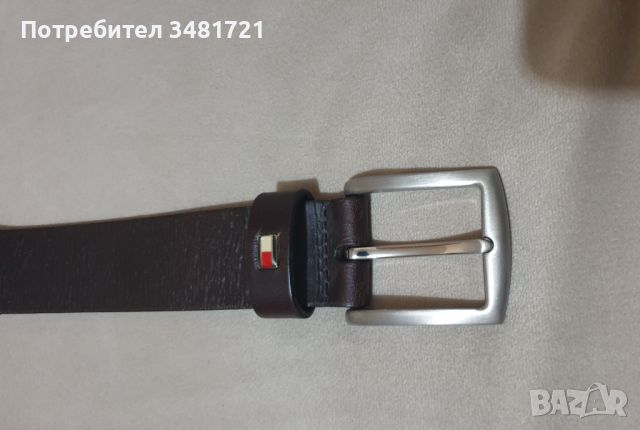 Мъжки кожен колан Tommy Hilfiger, снимка 1 - Колани - 45424680