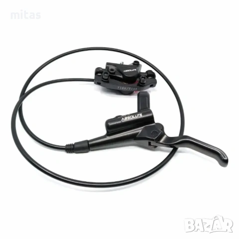 Комплект хидравлични дискови спирачки ABSOLUTE + 160мм дискове, снимка 9 - Части за велосипеди - 53765655