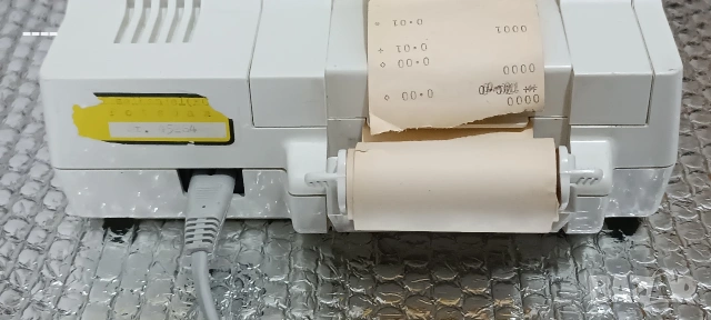 Винтидж настолен печатащ калкулатор TRIUMPH 121 PD, снимка 6 - Друга електроника - 53036454