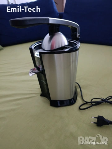 Нова електрическа цитрус преса 120W – сокоизтисквачка за фреш, снимка 11 - Сокоизстисквачки и цитрус преси - 53949301