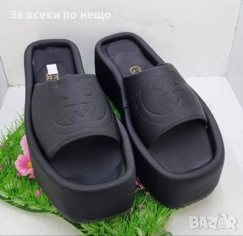 Дамски чехли Gucci- 3 цвята, снимка 5 - Чехли - 44010577