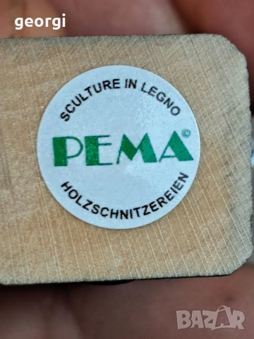 италианска мини скулптура дърворезба Pema , снимка 7 - Декорация за дома - 53010532