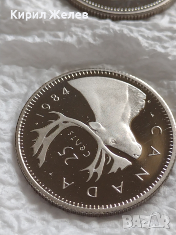 Лот монети 12 броя Канадски долари, центове непипани мат гланц перфектно състояние 42635, снимка 9 - Нумизматика и бонистика - 45021157