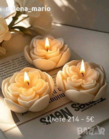 Нови молдове за свещи и сапуни , снимка 3 - Декорация за дома - 53244965