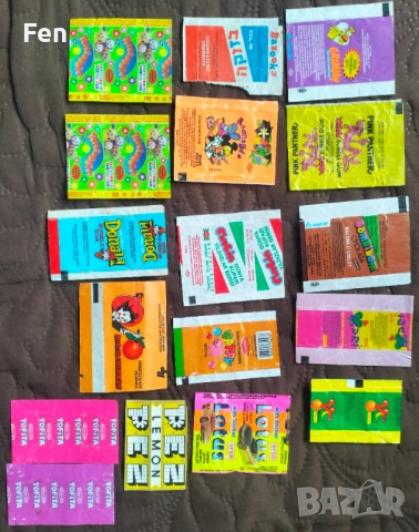 Опаковки от дъвки , снимка 3 - Колекции - 52582613