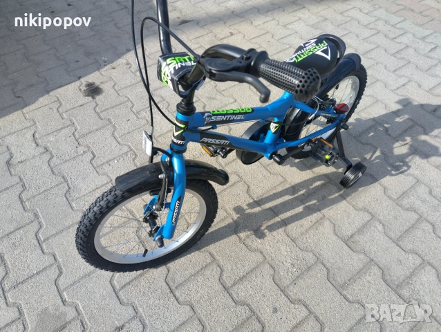 PASSATI Алуминиев велосипед 16" SENTINEL син, снимка 10 - Велосипеди - 53759374
