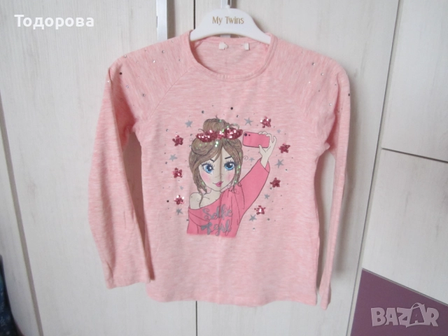 Детска блуза 5-6 години 116 см, снимка 6 - Детски Блузи и туники - 44884409