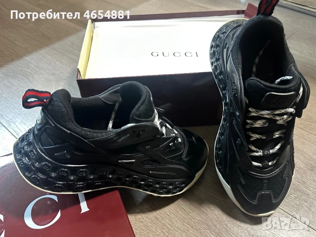 Мъжки маратонки Gucci GG  27,5 см стелка, снимка 7 - Маратонки - 52459265