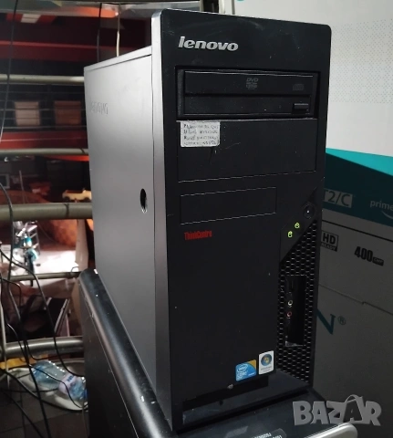 Компютър Lenovo Think Centre M-57 + Windows 10 Home, снимка 3 - За дома - 53925064