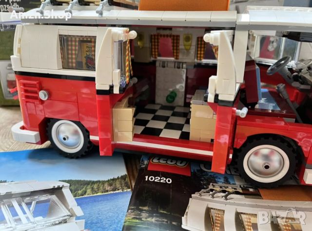 LEGO 10220 Creator Expert Volkswagen T1 Camper Van, снимка 17 - Колекции - 45637221