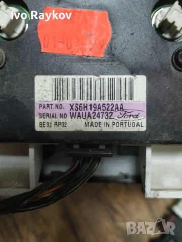 Панел климатик за Ford Fiesta MK IV , XS6H19A522AA , снимка 4 - Части - 53477221