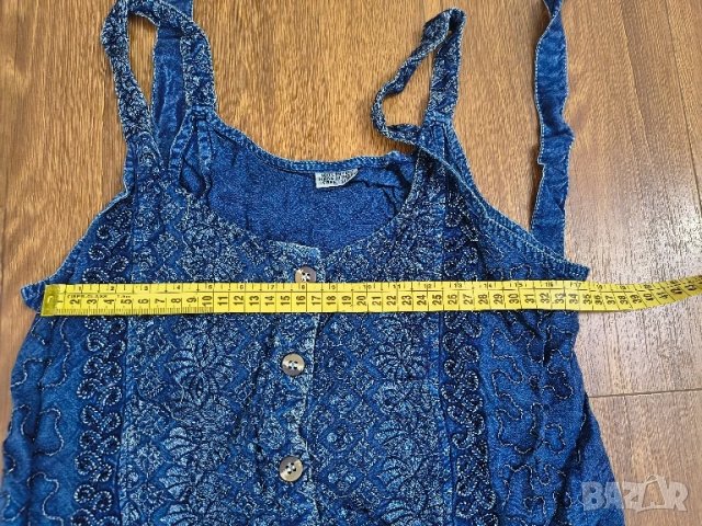 Синя рокля, снимка 3 - Рокли - 50496935