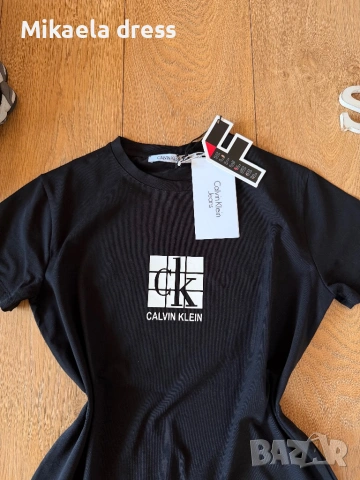 Страхотен ежедневен тишърт от Calvin Klein в черен цвят. Нов и неносен.С М Л размер, снимка 4 - Тениски - 53882213