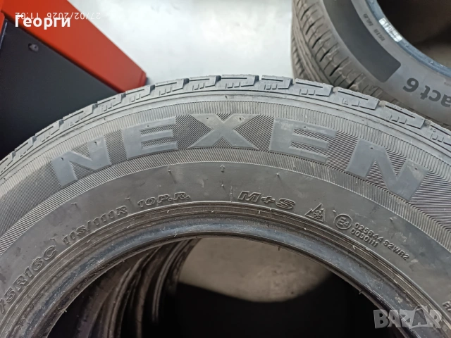 2бр.зимни гуми 205/75/16C Nexen, снимка 4 - Гуми и джанти - 53664934