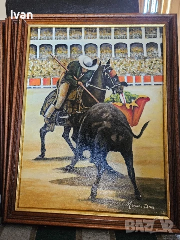 Маслени картини рисувани на пано , снимка 4 - Картини - 51213756