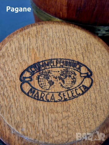 Ретро холандски хумидор (кутия) за пури Schimmelpenninck – Дървено буре, снимка 5 - Антикварни и старинни предмети - 53293492