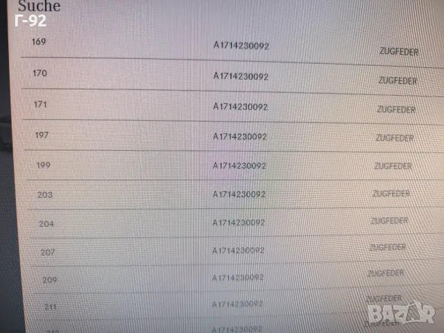 A1714230092**NEU**Нова оригинална част**MERCEDES-BENZ**ПРУЖИНА ЗА РЪЧНАТА СПИРАЧКА**, снимка 5 - Части - 50232068