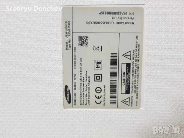 Продавам телевизор Samsung UE48J5580SU на части