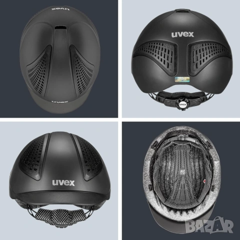 НОВА каска за езда UVEX Exxential III MIPS – Lightweight Unisex Helmet, снимка 6 - Спортна екипировка - 53782648