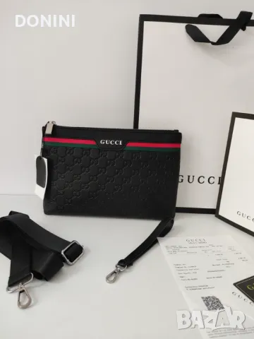 Мъжка чанта Gucci, снимка 1 - Чанти - 49283253