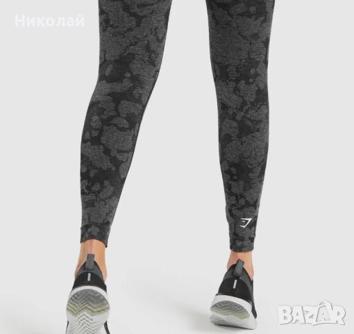 Gymshark ADAPT CAMO безшевен клин, снимка 12 - Клинове - 45159298