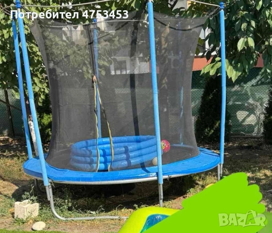 Батут с защитна мрежа, снимка 2 - Други стоки за дома - 53688401