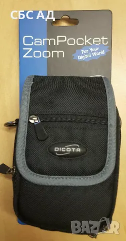 Чанта за фотоапарат Dicota D7968P CamPocket Zoom, снимка 1 - Фотоапарати - 49162881