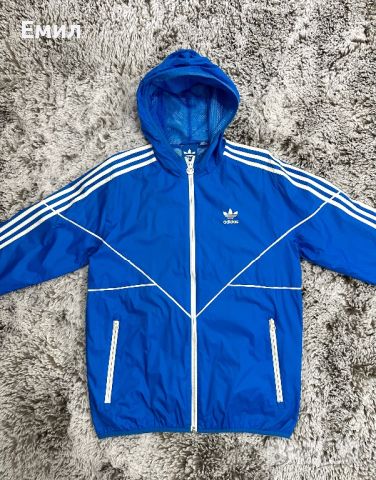 Мъжка ветровка Adidas Originals Windbreaker Jacket, Размер М, снимка 2 - Спортни дрехи, екипи - 46454805